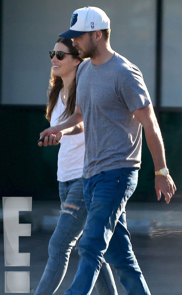 Justin Timberlake, Jessica Biel, First Photo Together Since Baby Silas, Exclusive