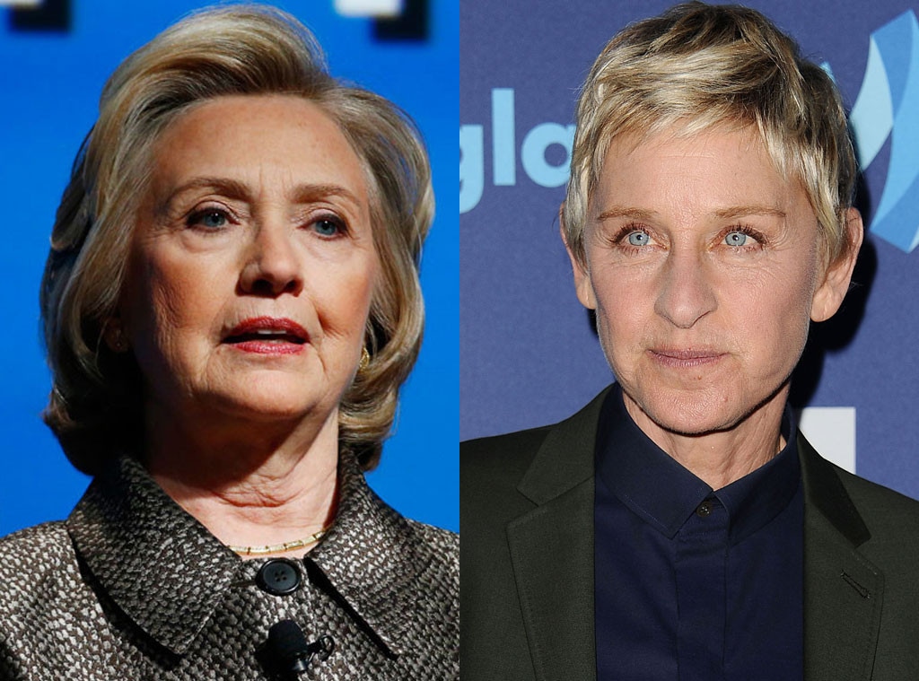 Hillary Clinton, Ellen Degeneres