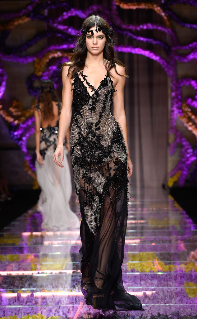 Kendall Jenner leads glamour at star-studded Atelier Versace show