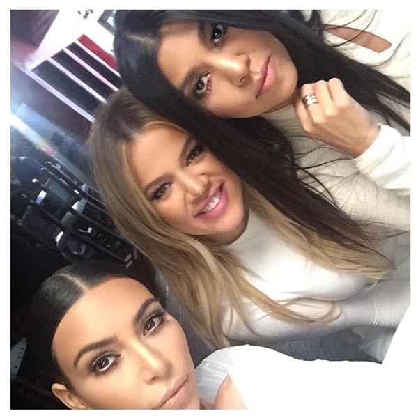 Kim Kardashian, Kourtney Kardashian, Khloe Kardashian, Instagram