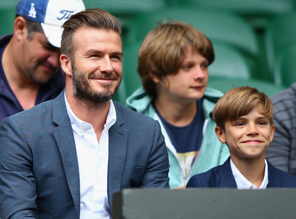 David Beckham & Romeo Beckham from 2015 Wimbledon: Star Sightings | E! News