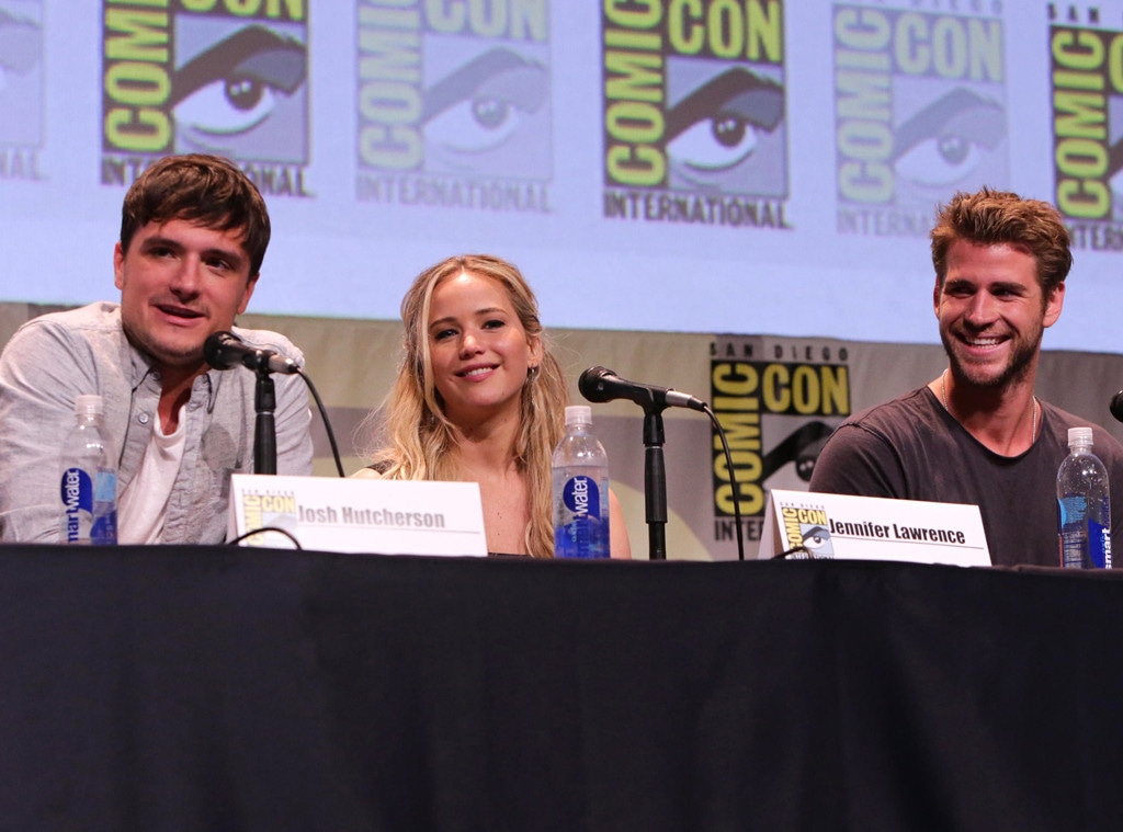 Josh Hutcherson, Jennifer Lawrence, Liam Hemsworth, Comic-Con