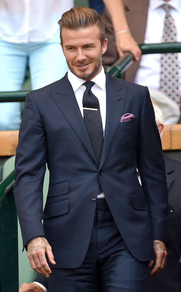 David Beckham from 2015 Wimbledon: Star Sightings | E! News UK