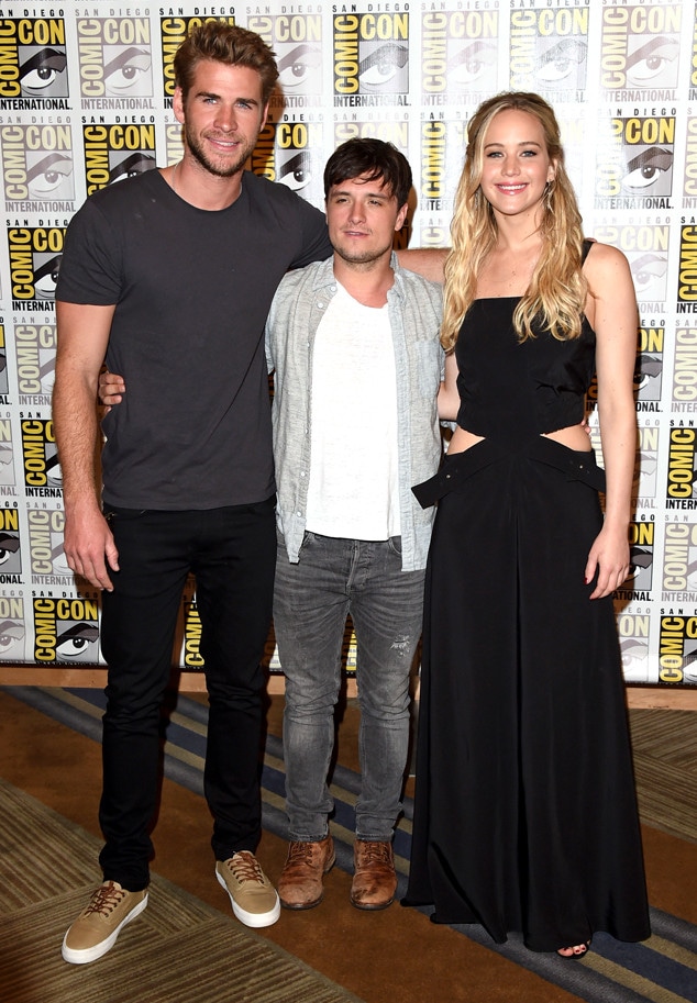 Jennifer Lawrence, Liam Hemsworth, Josh Hutcherson, Comic-Con