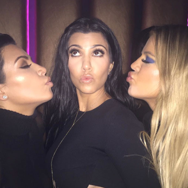 Kim Kardashian, Kourtney Kardashian, Khloe Kardashian, Instagram