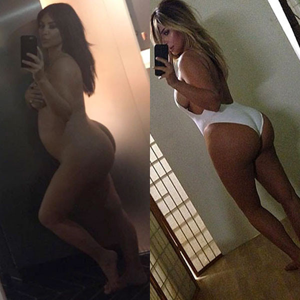 Kim Kardashian Pregnant Naked - 9 Times the Kardashians Have Told Their Body Critics to Suck It - E! Online