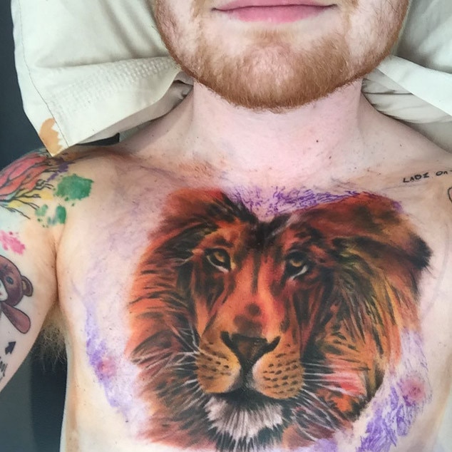 Ed Sheeran and John Mayer Get Silly New Tattoos Designed by Each Other-  PopStarTats