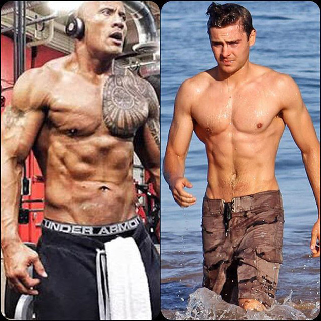 Dwayne Johnson, Zac Efron