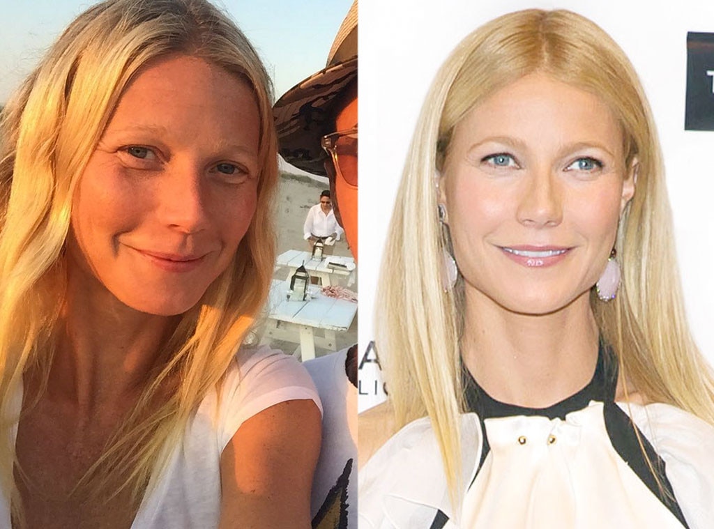 paltrow without makeup