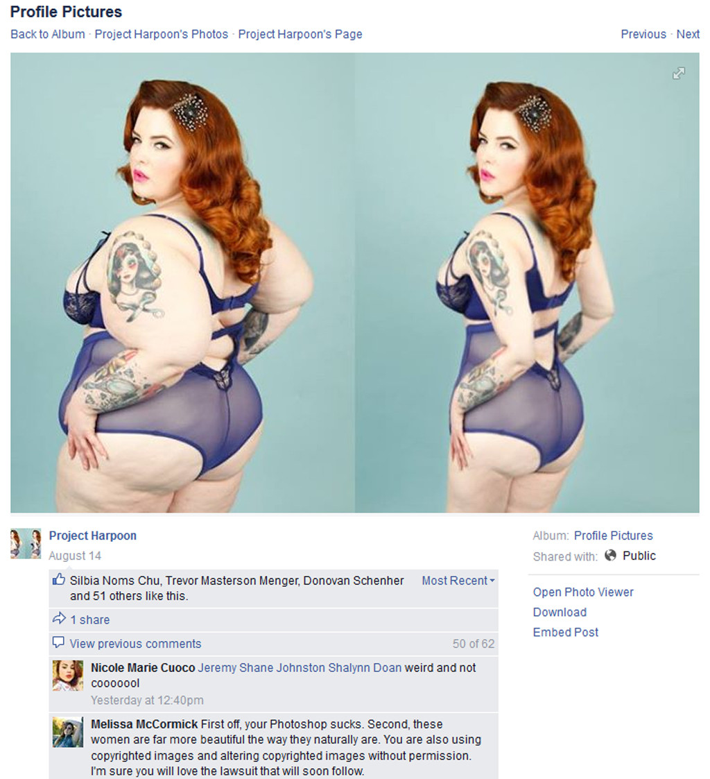 Holliday: Boycott the Page Photoshopping Plus-Size Models - E! Online