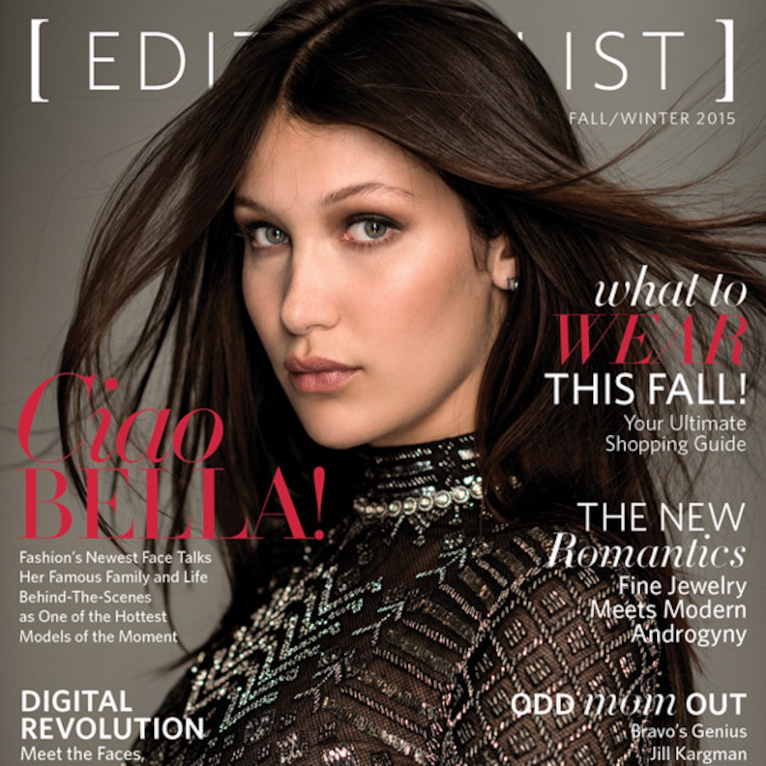 Bella Hadid Books Editorialist Cover, Talks Modeling With Gigi - E! Online
