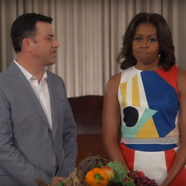 Michelle Obama and Jimmy Kimmel Want You to ''Eat Your Effin Vees''