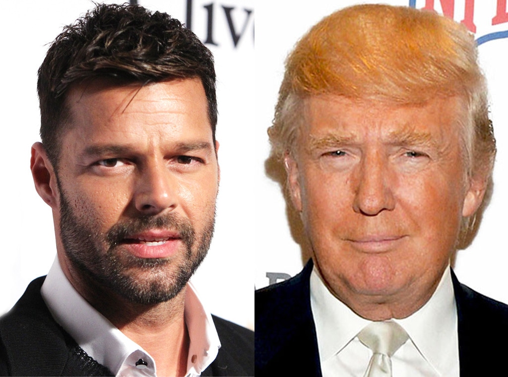 Donald Trump, Ricky Martin