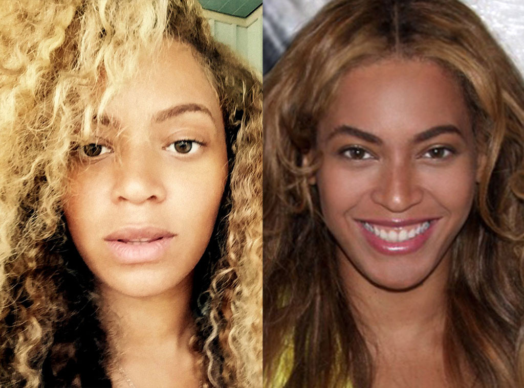 Beyoncé from Stars Without Makeup | E! News