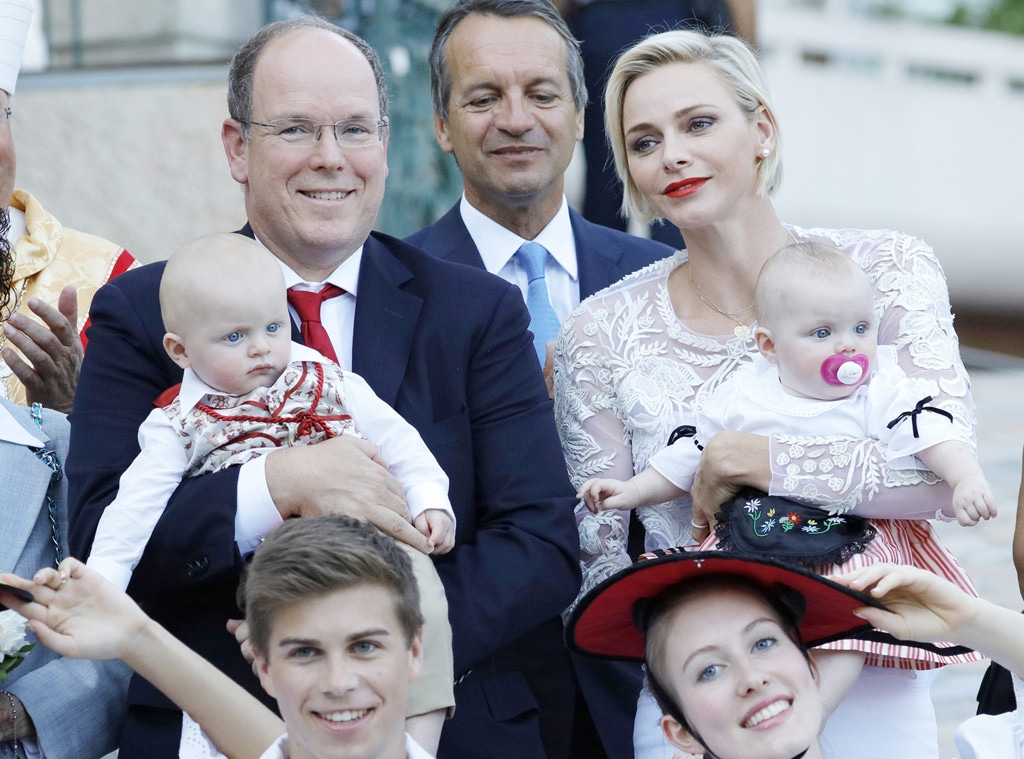 Prince Albert II, Princess Charlene of Monac, oPrince Jacques, Princess Gabriella