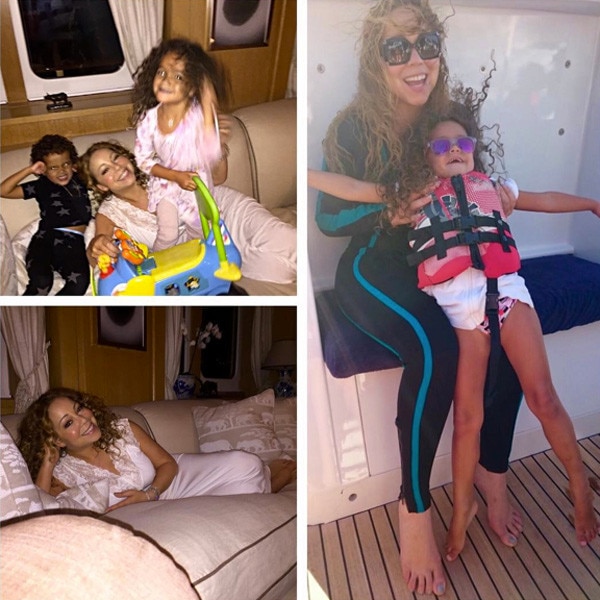 Mariah Carey Shares Sweet Vacation Moments With Kids Monroe and ...