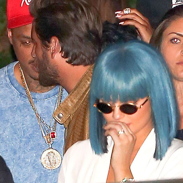 Scott Disick Hangs With Kylie Jenner and Tyga at Photo