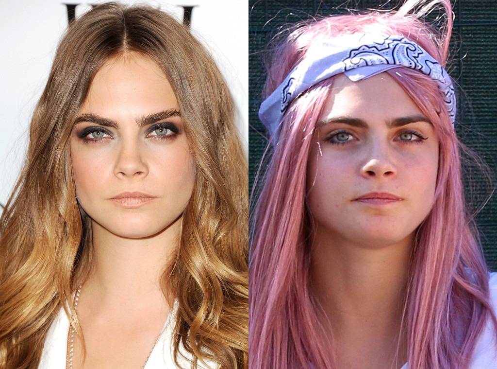 Cara Delevingne, Hair