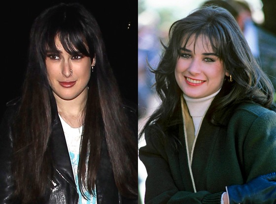 Rumer Willis Channels An 80s Demi Moore With Bangs Extensions