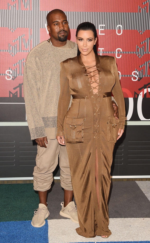 Kim Kardashian, Kanye West, 2015 MTV Video Music Awards, VMA