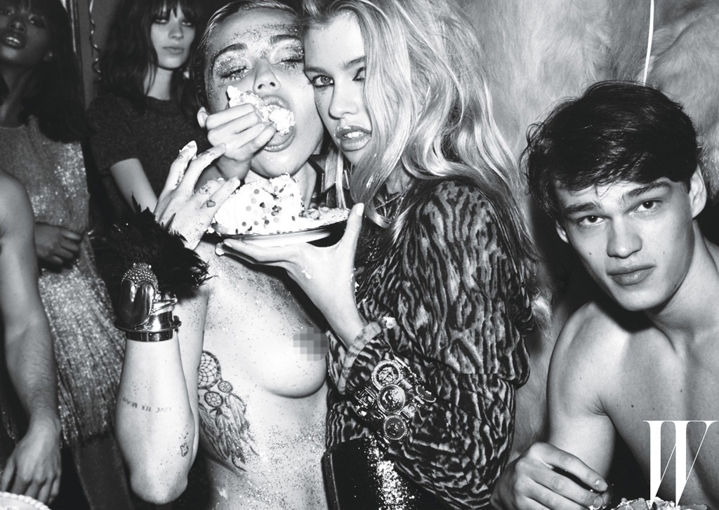 Miley Cyrus, Stella Maxwell, W Magazine