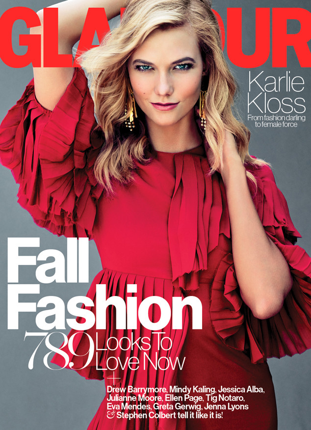 Karlie Kloss Glamour From 2015 September Issue Covers E News
