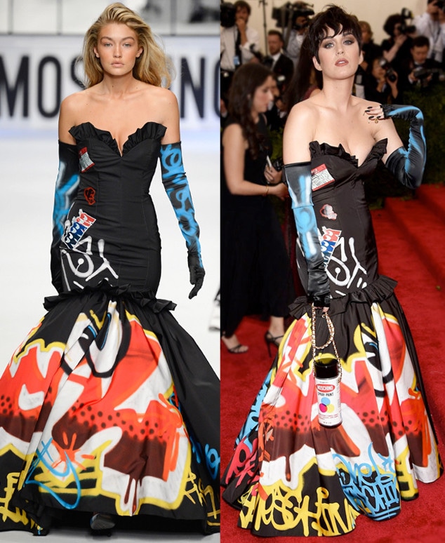 Gigi Hadid, Katy Perry, Moschino