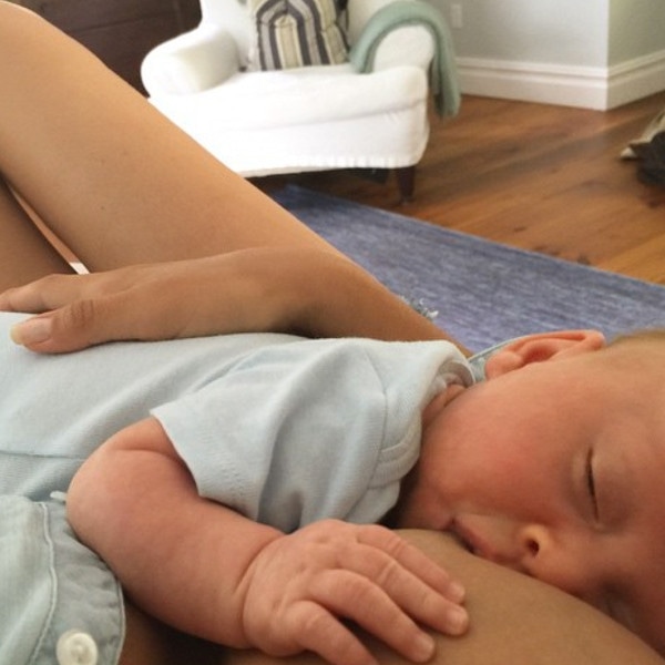 Look: Hilaria Shares Breastfeeding Pic of Baby Boy Rafael ...
