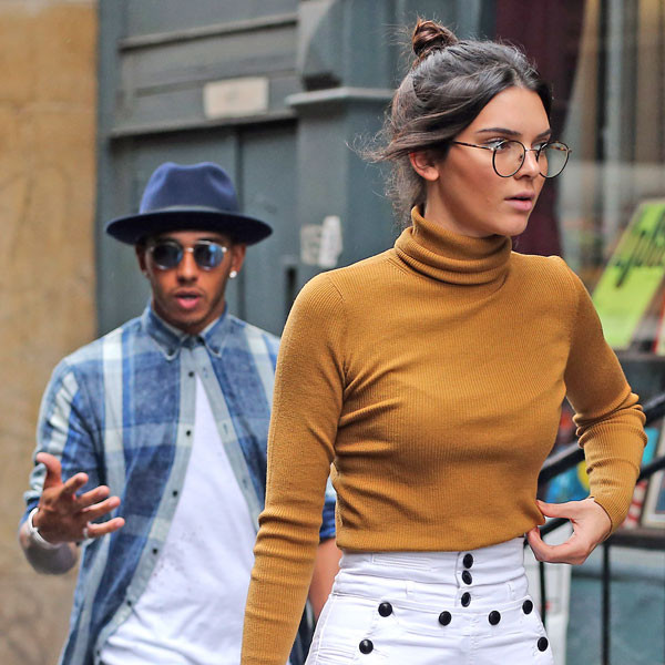 Watch: Lewis Hamilton Clears Up Those Kendall Dating Rumors