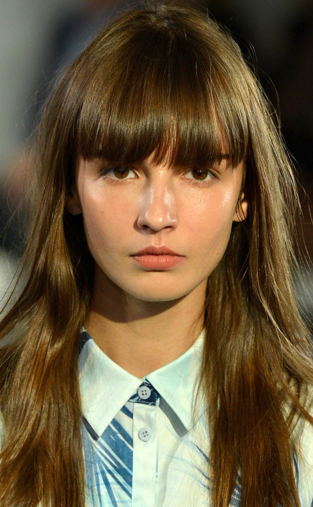 School Girl Bangs from Hair Trends We Love From New York Fashion Week ...