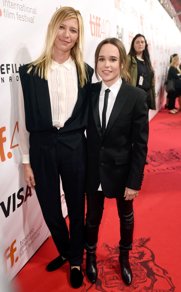galdeblæren Skov Blå Ellen Page Makes Red Carpet Debut With Her Girlfriend - E! Online