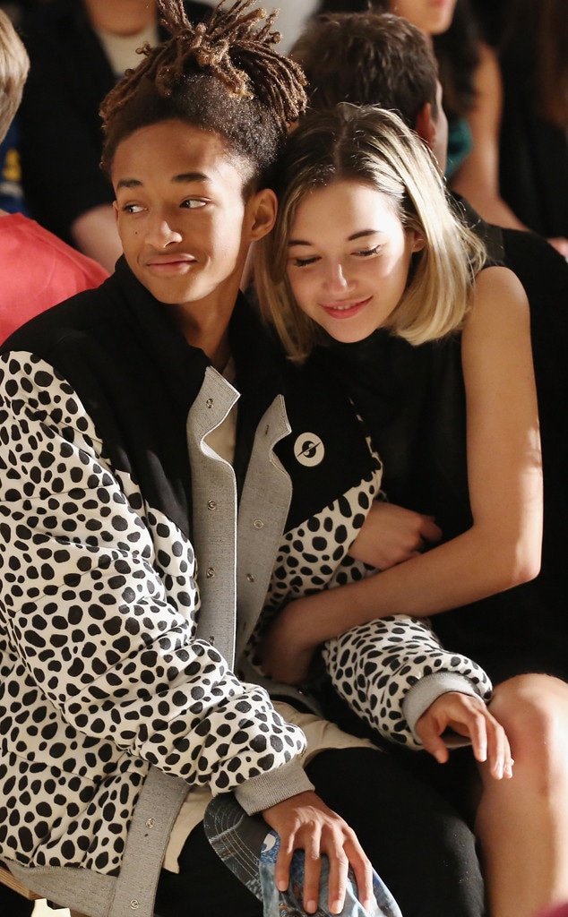 Jaden Smith Cozies Up to New Girlfriend at NYFW Jaden Smith Cozies Up to New Girlfriend at NYFW