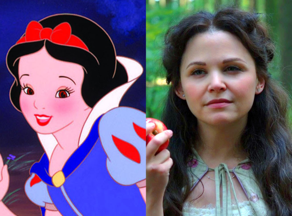Snow White From Animated Disney Vs Live Action Disney E News 
