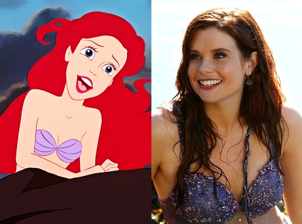 The Little Mermaid From Animated Disney Vs Live Action Disney E