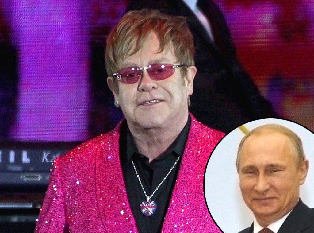 Sir Elton John, Vladimir Putin