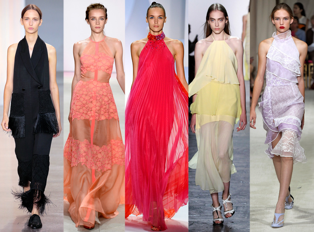Halter Necklines from Biggest Trends at New York Fashion Week Spring ...