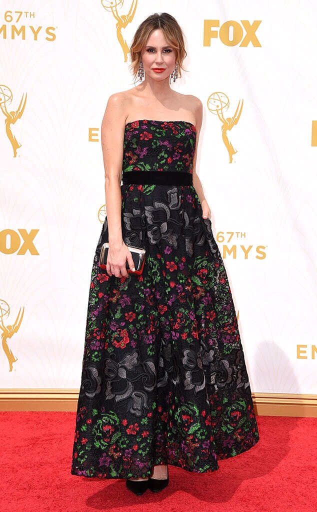 Keltie Knight from 2015 Emmys Red Carpet Arrivals E! News