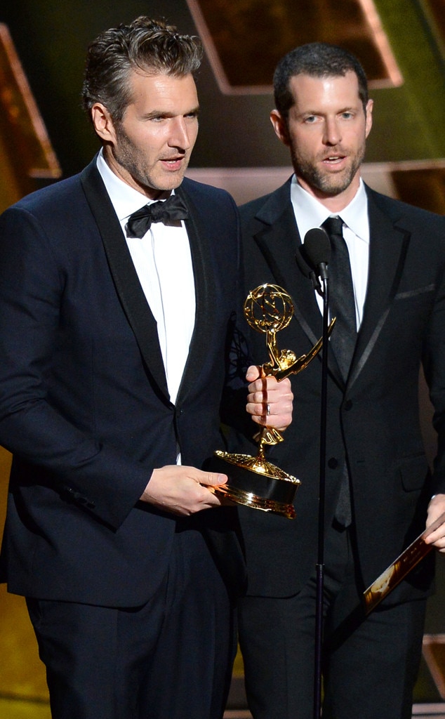 David Benioff & D.B. Weiss From 2015 Emmy Award Winners | E! News