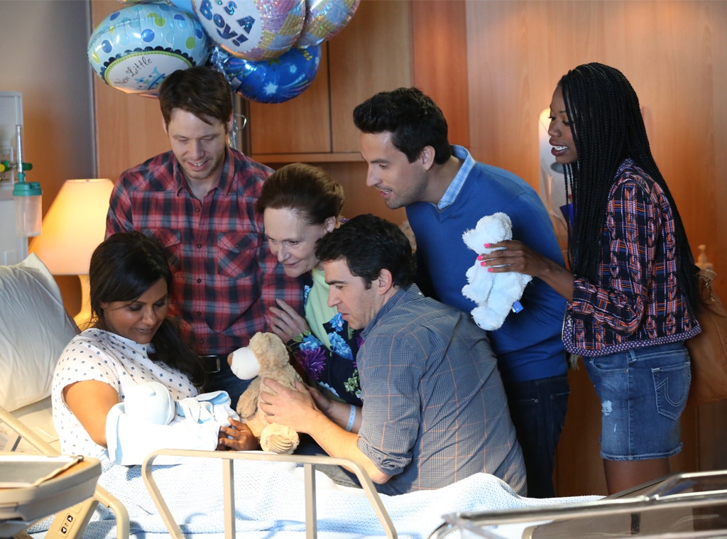 The Mindy Project First Look Baby Leo Is Here And Is So Adorable But How Will Mindy And Danny