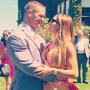 Total Divas: Nikki Bella and John Cena reenact a scene from The