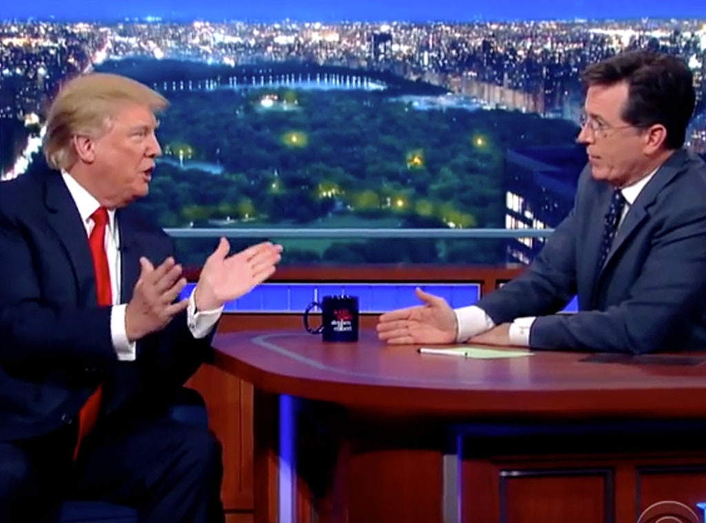 Donald Trump Talks President Obama's Birthplace on The Late Show with Stephen Colbert