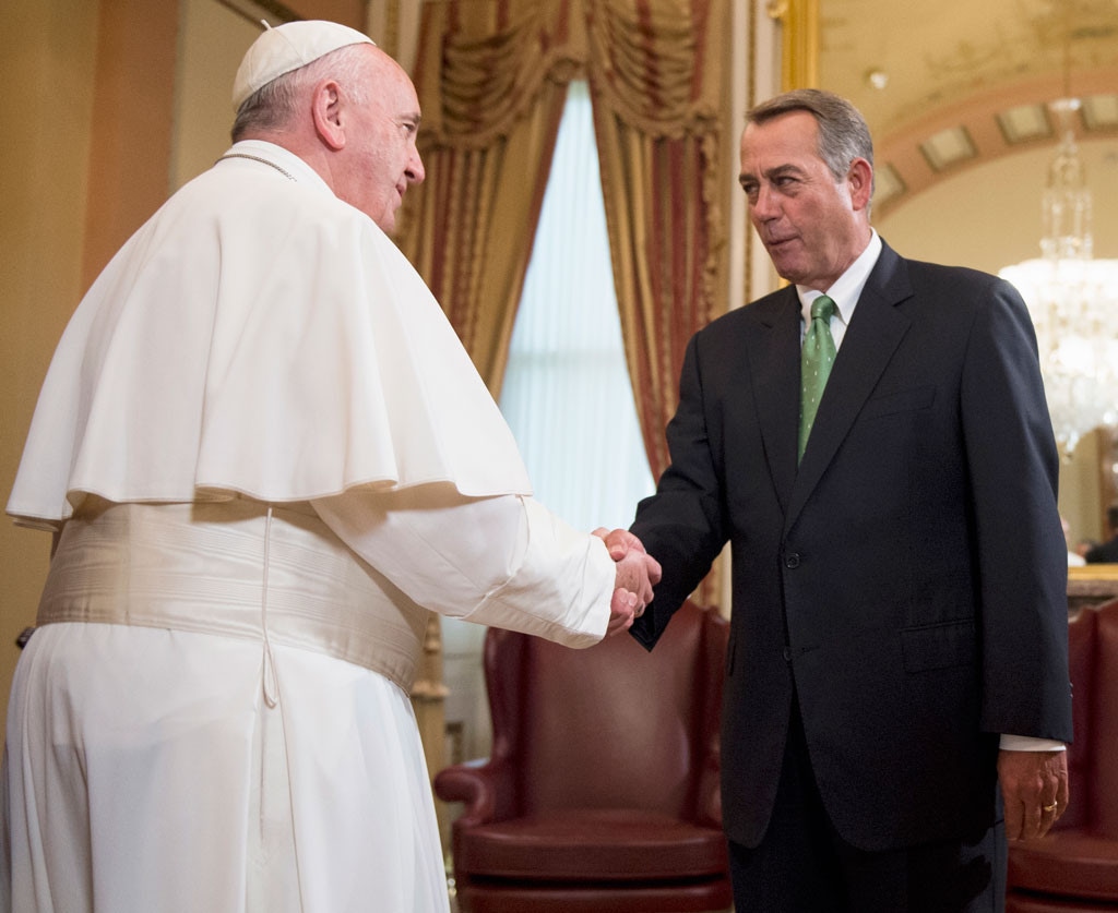 John Boehner, Pope Francis