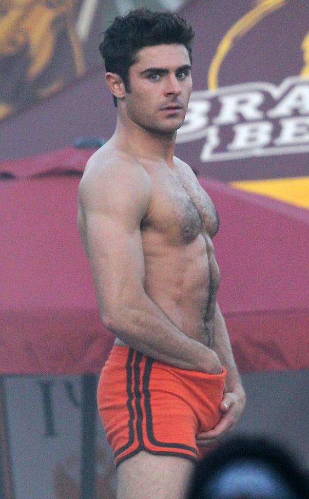 Woah There From Zac Efrons Shirtless Pics E News 7883