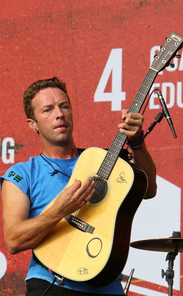 Chris Martin from 2015 Global Citizens Festival: Star Sightings | E! News