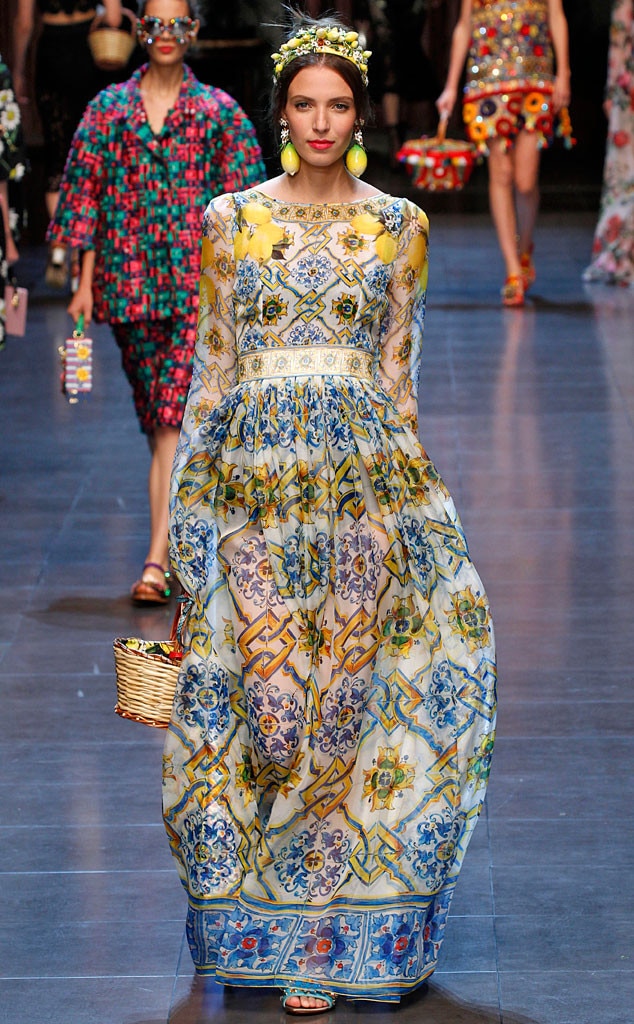 Dolce & Gabbana from Best Looks From Milan Fashion Week Spring 2016 | E ...
