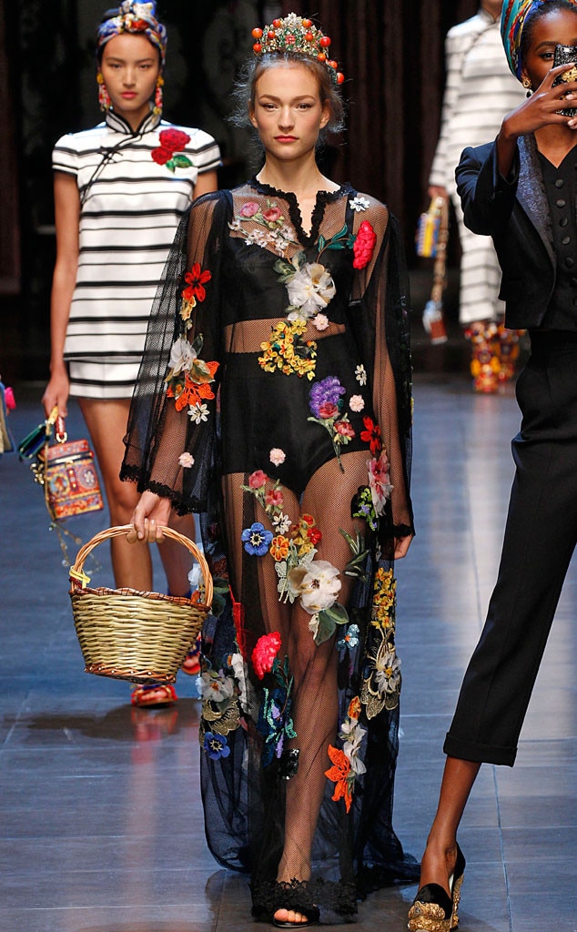 Dolce & Gabbana from Best Looks From Milan Fashion Week Spring 2016 | E ...