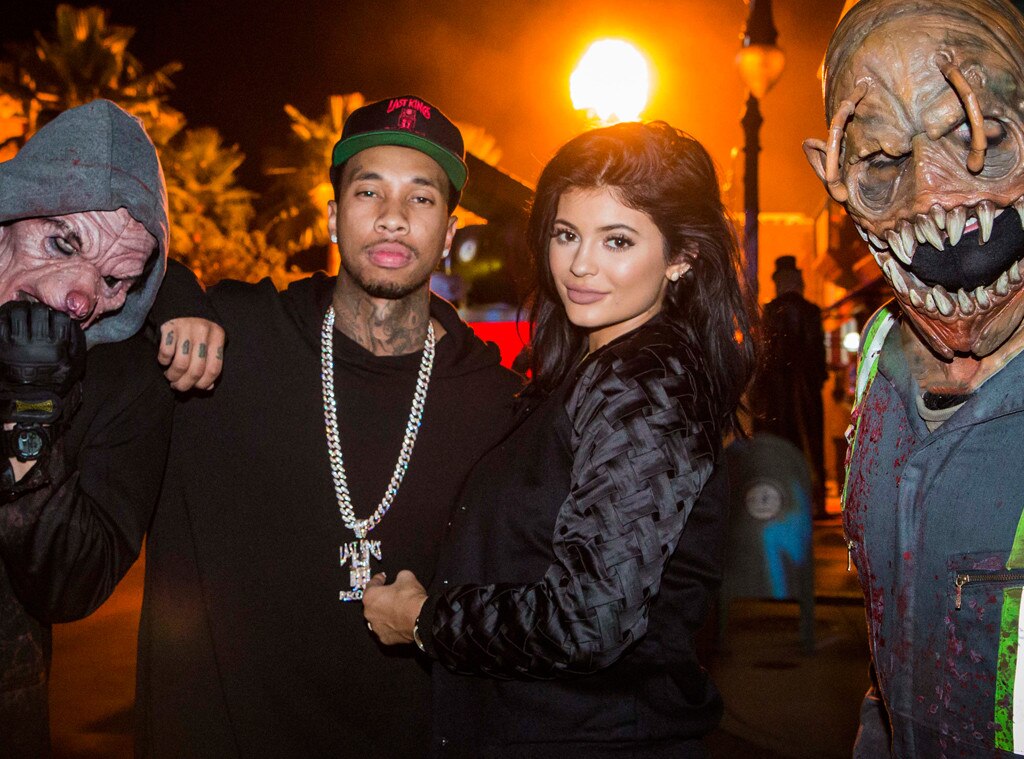 Kylie Jenner & Tyga from Stars Celebrate Halloween 2015 E! News