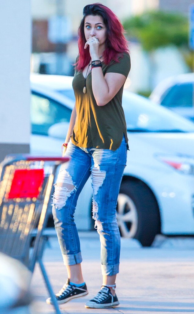 Paris Jackson Steps Out With Edgy New Hairstyle