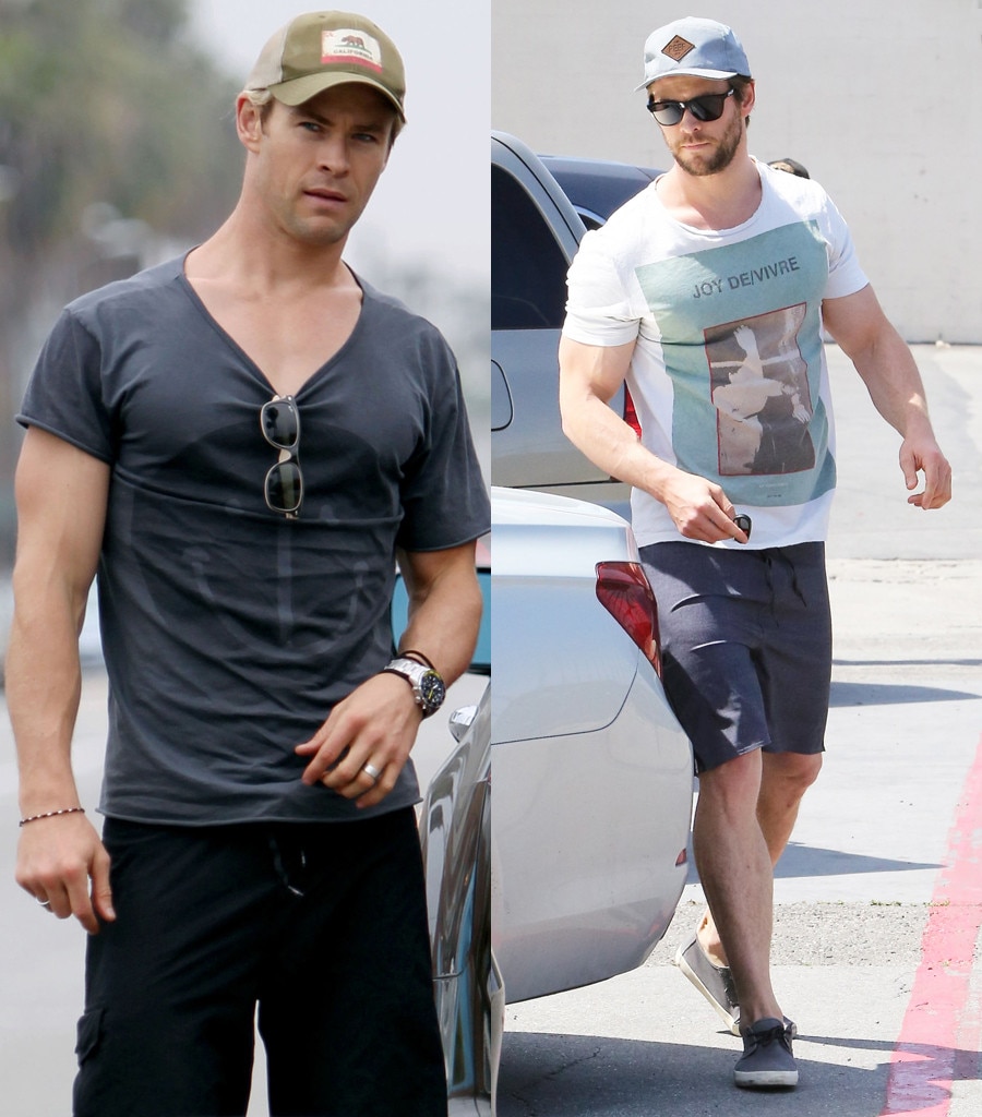 Chris Hemsworth's Muscular Arms from Celeb Body Part Swap | E! News
