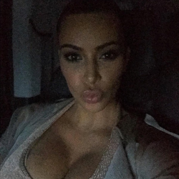 Kim Kardashian Busts Out More Cleavage Photos After Reaching 45 Million Instagram Followers—see 